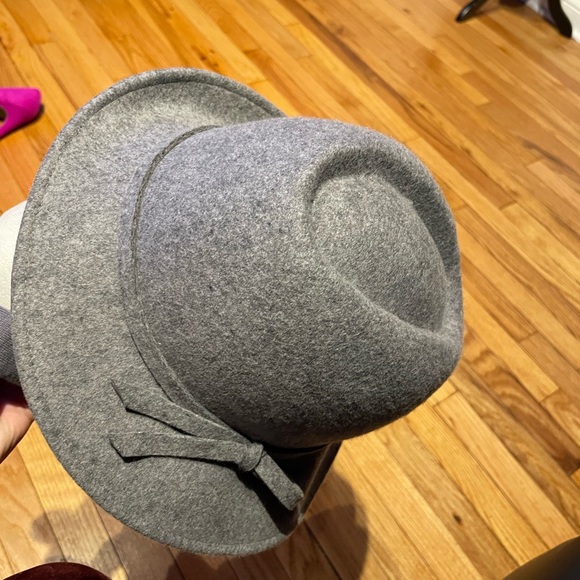 Vintage Betmar NY 100% wool hat with tie winter warm gray one size - Picture 5 of 7